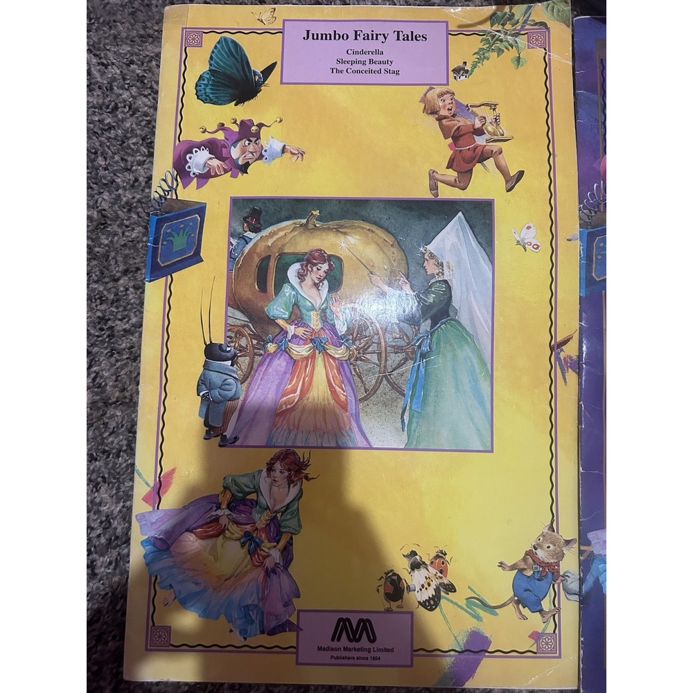 2 Jumbo Fairy Tales Book Teacher Classroom Reading Pictures Books
